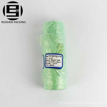 Disposable colored t-shirt trash garbage bags